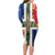 Netherlands Groningen Province Long Sleeve Bodycon Dress Flag Style