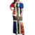 Netherlands Groningen Province Off Shoulder Maxi Dress Flag Style