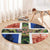 Netherlands Groningen Province Round Carpet Flag Style