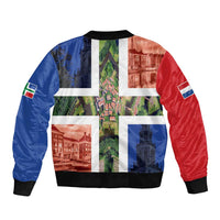 Netherlands Groningen Province Sleeve Zip Bomber Jacket Flag Style