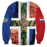 Netherlands Groningen Province Sweatshirt Flag Style