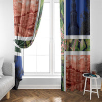 Netherlands Groningen Province Window Curtain Flag Style