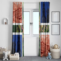 Netherlands Groningen Province Window Curtain Flag Style