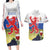 Netherlands Limburg Province Couples Matching Long Sleeve Bodycon Dress and Hawaiian Shirt Flag Style