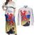 Netherlands Limburg Province Couples Matching Off Shoulder Maxi Dress and Long Sleeve Button Shirt Flag Style