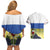 Netherlands Limburg Province Couples Matching Off Shoulder Short Dress and Hawaiian Shirt Flag Style