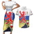 Netherlands Limburg Province Couples Matching Short Sleeve Bodycon Dress and Hawaiian Shirt Flag Style