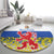 Netherlands Limburg Province Round Carpet Flag Style