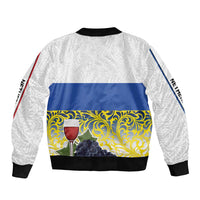 Netherlands Limburg Province Sleeve Zip Bomber Jacket Flag Style