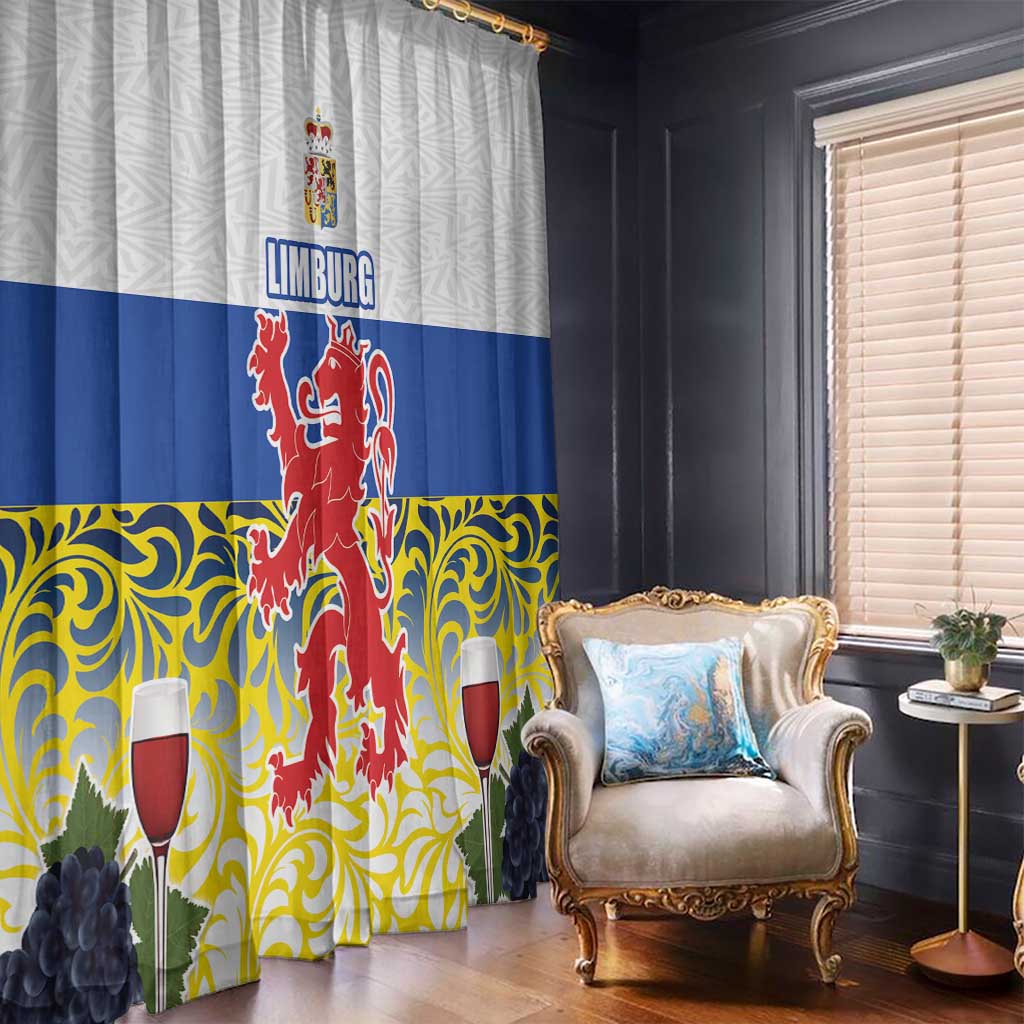 Netherlands Limburg Province Window Curtain Flag Style