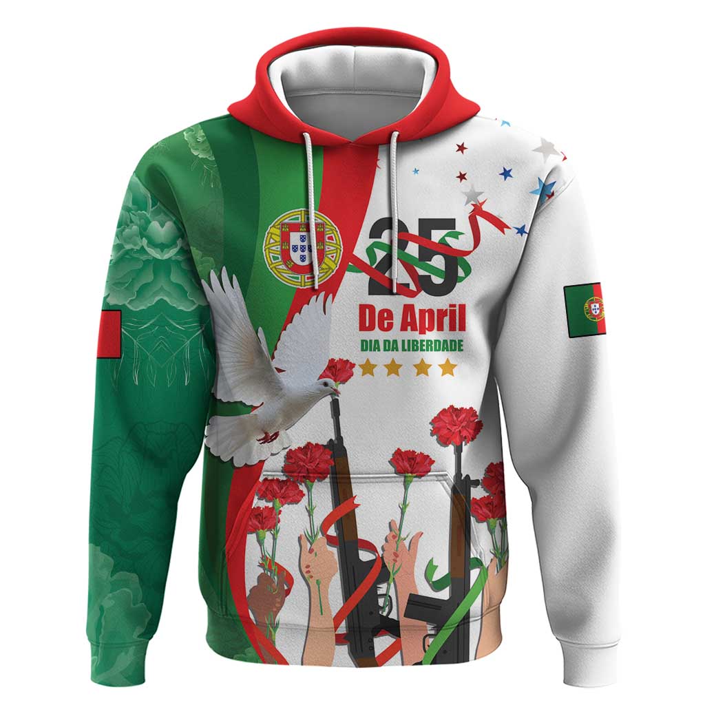 Portugal Carnation Revolution Hoodie Dia Da Liberdade 25 De April