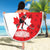 Custom Canada Ice Hockey Champions Forever Beach Blanket Sporty Style