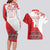 Custom Canada Ice Hockey Champions Forever Couples Matching Long Sleeve Bodycon Dress and Hawaiian Shirt Sporty Style