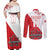 Custom Canada Ice Hockey Champions Forever Couples Matching Off Shoulder Maxi Dress and Long Sleeve Button Shirt Sporty Style