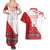 Custom Canada Ice Hockey Champions Forever Couples Matching Summer Maxi Dress and Hawaiian Shirt Sporty Style