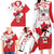 Custom Canada Ice Hockey Champions Forever Family Matching Long Sleeve Bodycon Dress and Hawaiian Shirt Sporty Style