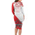 Custom Canada Ice Hockey Champions Forever Family Matching Long Sleeve Bodycon Dress and Hawaiian Shirt Sporty Style