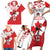 Custom Canada Ice Hockey Champions Forever Family Matching Short Sleeve Bodycon Dress and Hawaiian Shirt Sporty Style