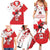 Custom Canada Ice Hockey Champions Forever Family Matching Summer Maxi Dress and Hawaiian Shirt Sporty Style