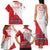 Custom Canada Ice Hockey Champions Forever Family Matching Tank Maxi Dress and Hawaiian Shirt Sporty Style