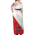 Custom Canada Ice Hockey Champions Forever Off Shoulder Maxi Dress Sporty Style