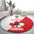 Custom Canada Ice Hockey Champions Forever Round Carpet Sporty Style