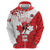 Custom Canada Ice Hockey Champions Forever Zip Hoodie Sporty Style