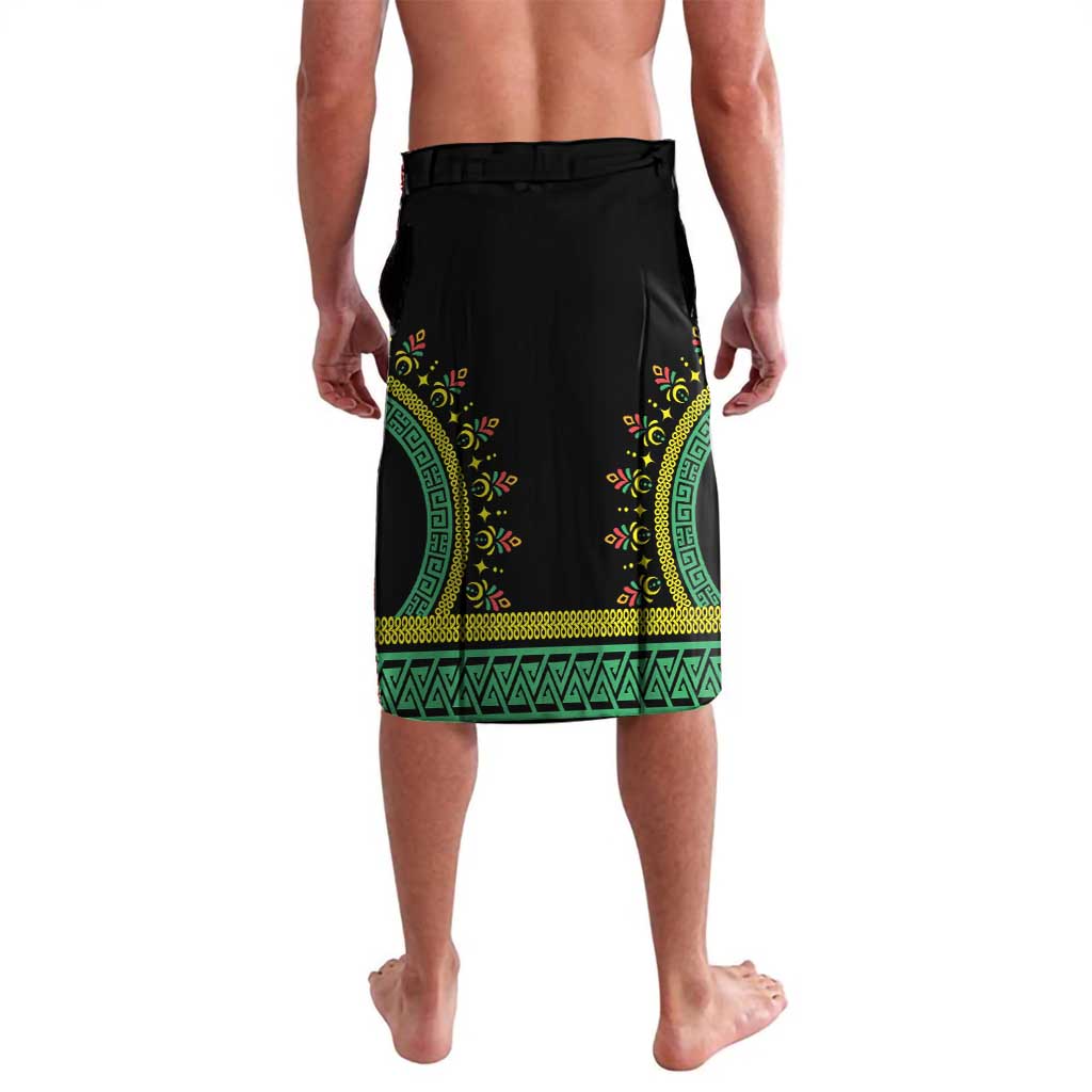 Liberia Coat of Arms Lavalava African Dashiki Style