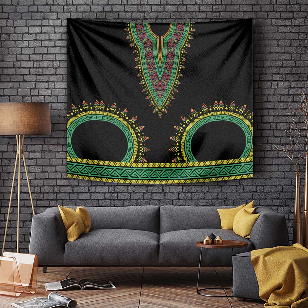 Liberia Coat of Arms Tapestry African Dashiki Style