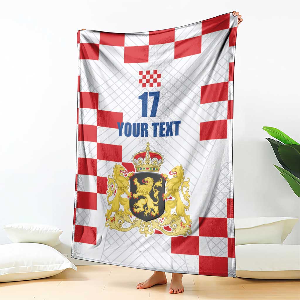 Netherlands North Brabant Province Custom Blanket