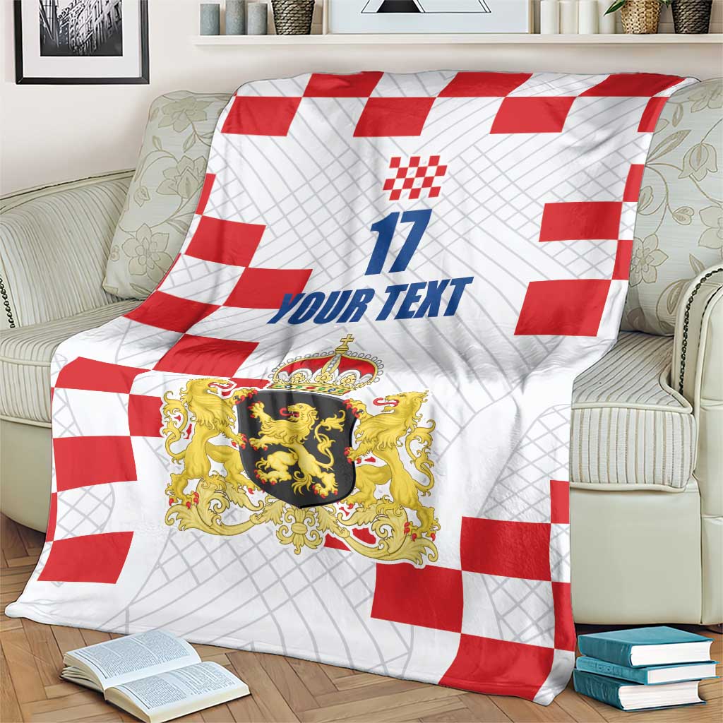 Netherlands North Brabant Province Custom Blanket