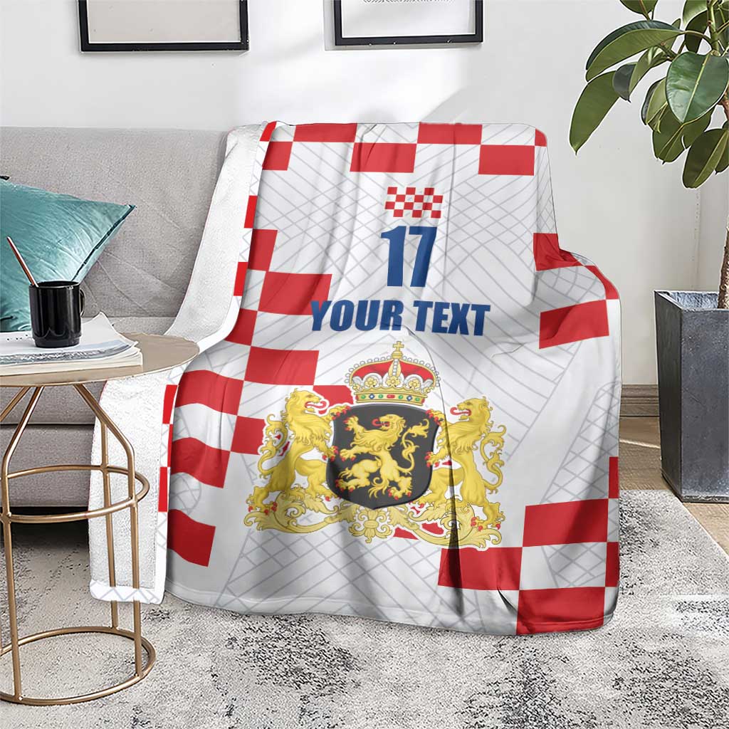 Netherlands North Brabant Province Custom Blanket