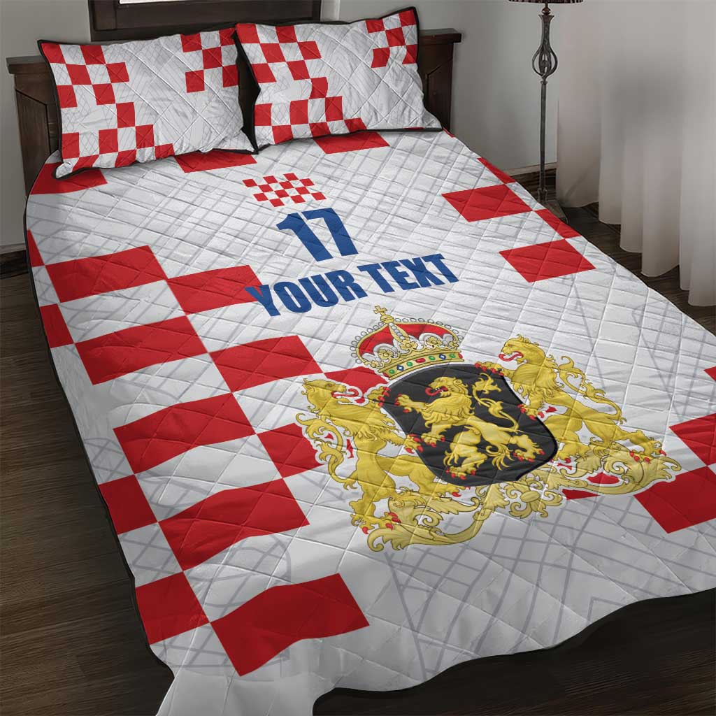 Netherlands North Brabant Province Custom Quilt Bed Set