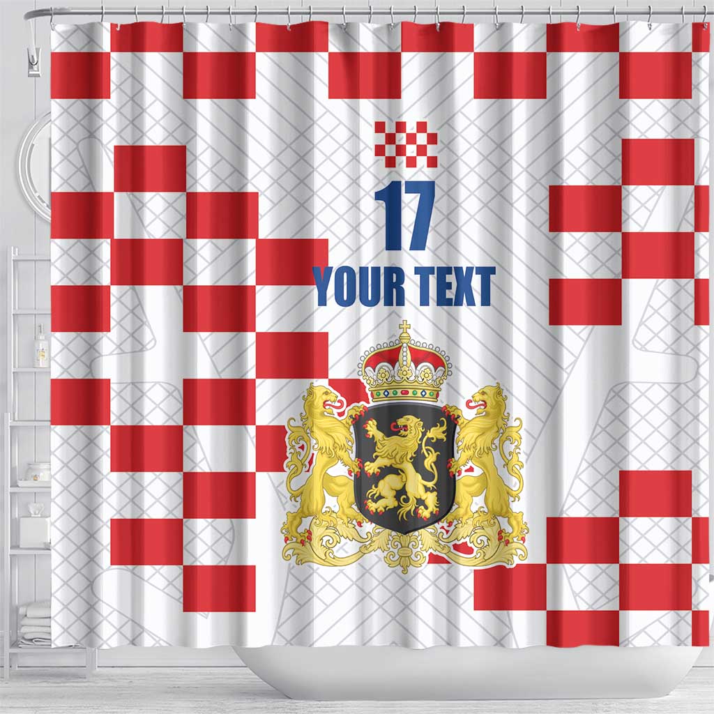Netherlands North Brabant Province Custom Shower Curtain