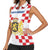 Netherlands North Brabant Province Custom Women Sleeveless Polo Shirt