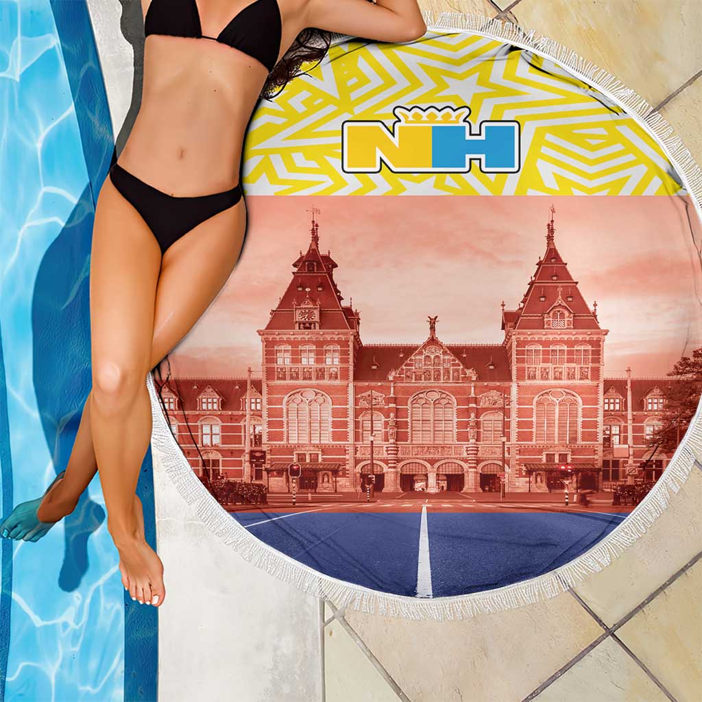 Netherlands North Holland Province Beach Blanket Flag Style