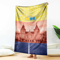 Netherlands North Holland Province Blanket Flag Style