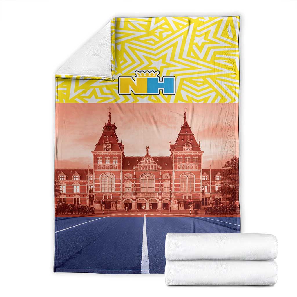 Netherlands North Holland Province Blanket Flag Style