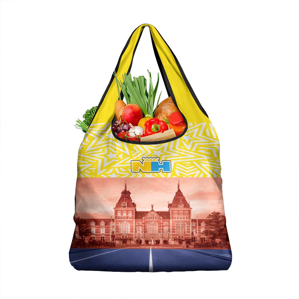 Netherlands North Holland Province Grocery Bag Flag Style