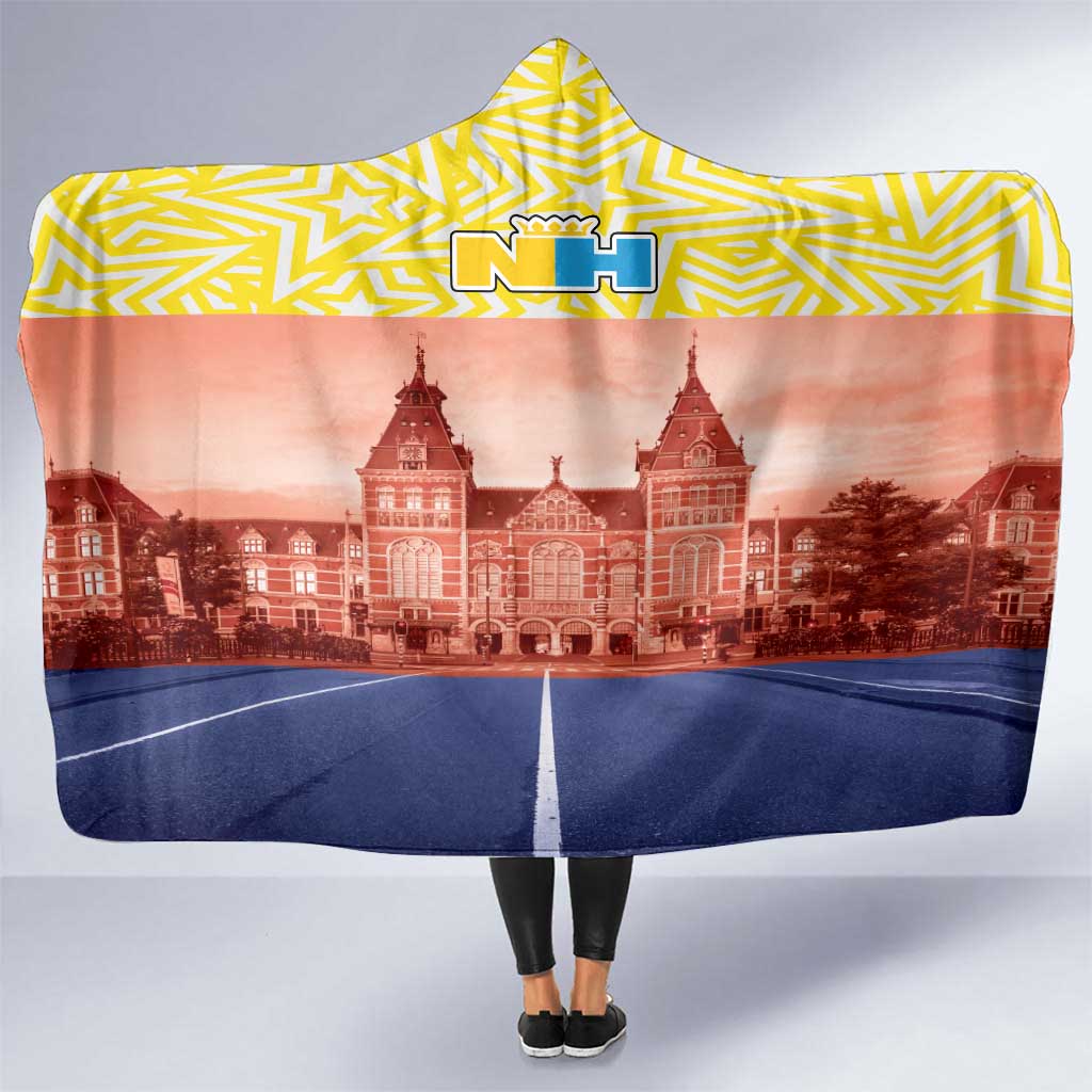 Netherlands North Holland Province Hooded Blanket Flag Style