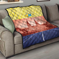 Netherlands North Holland Province Quilt Flag Style