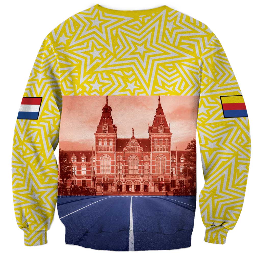 Netherlands North Holland Province Sweatshirt Flag Style