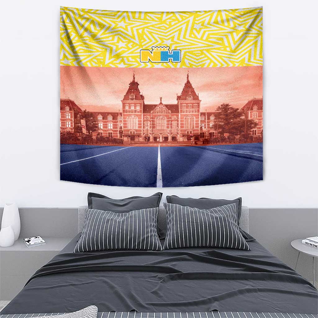 Netherlands North Holland Province Tapestry Flag Style