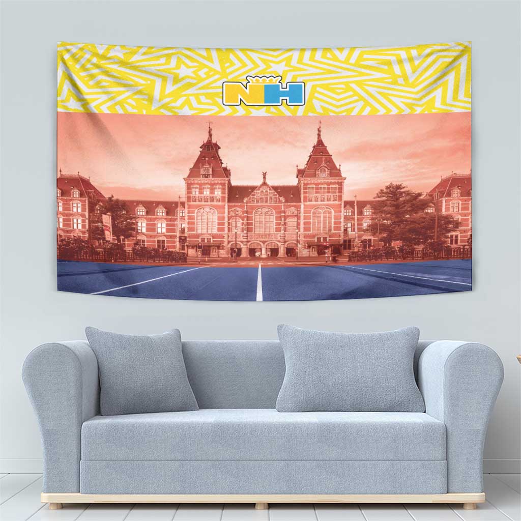 Netherlands North Holland Province Tapestry Flag Style