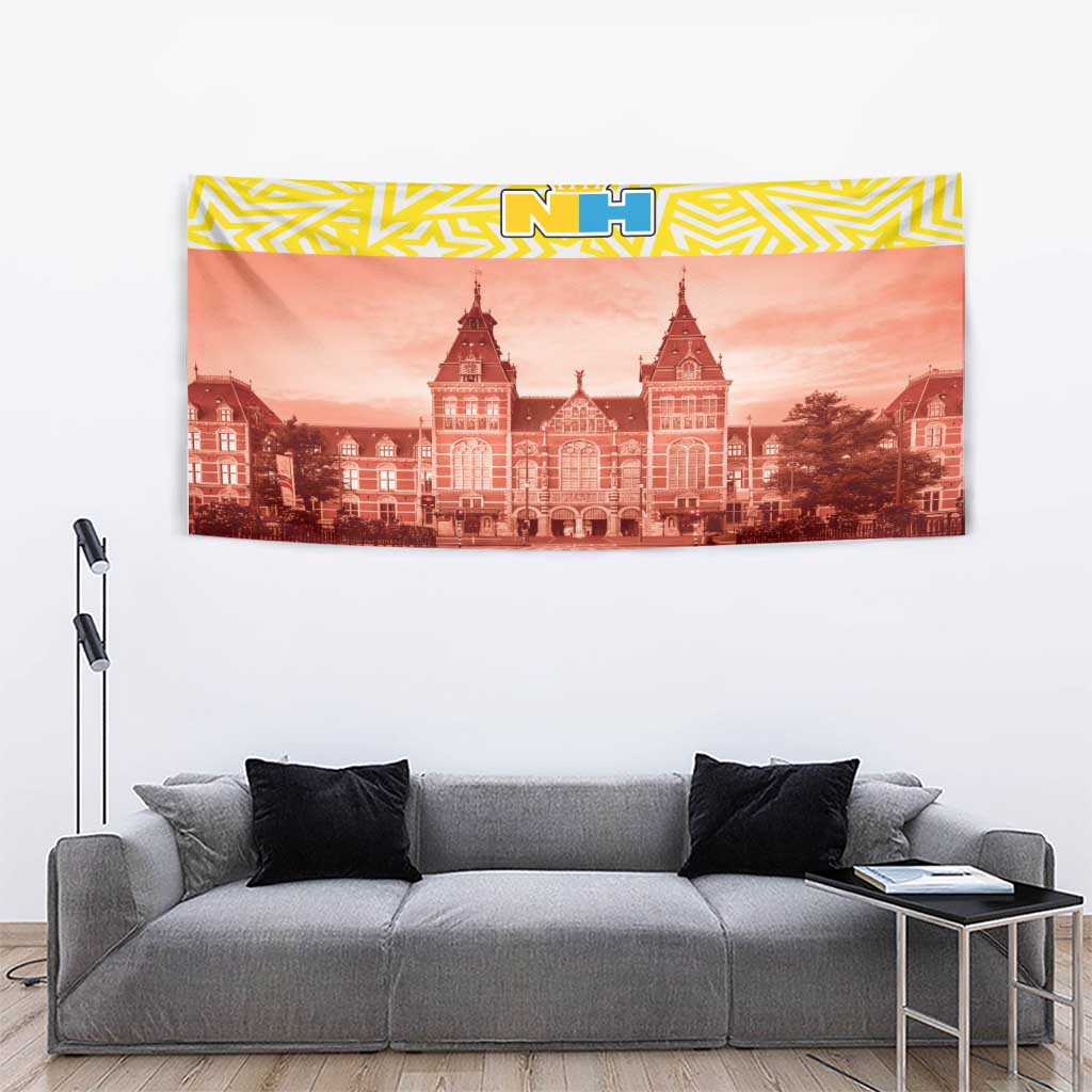 Netherlands North Holland Province Tapestry Flag Style