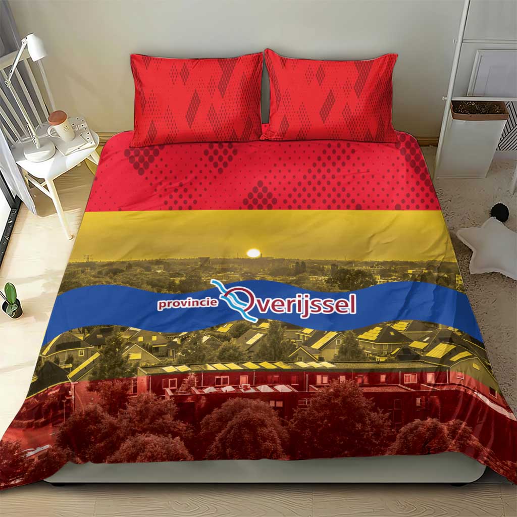 Netherlands Overijssel Province Bedding Set Flag Style