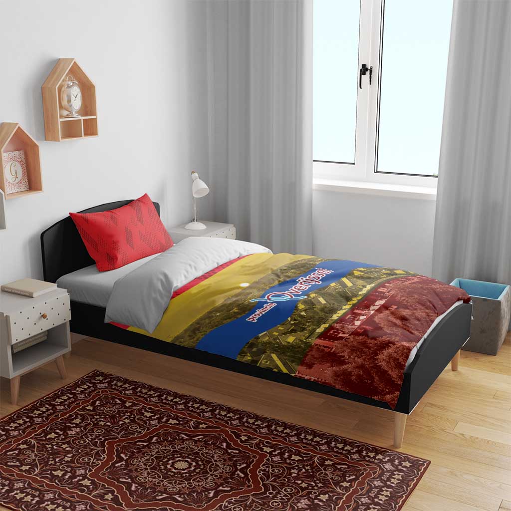 Netherlands Overijssel Province Bedding Set Flag Style