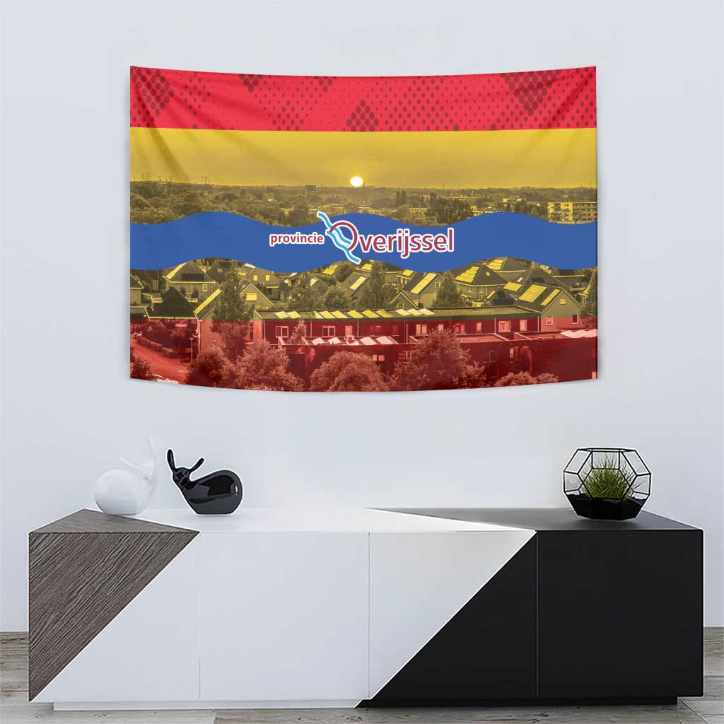 Netherlands Overijssel Province Tapestry Flag Style