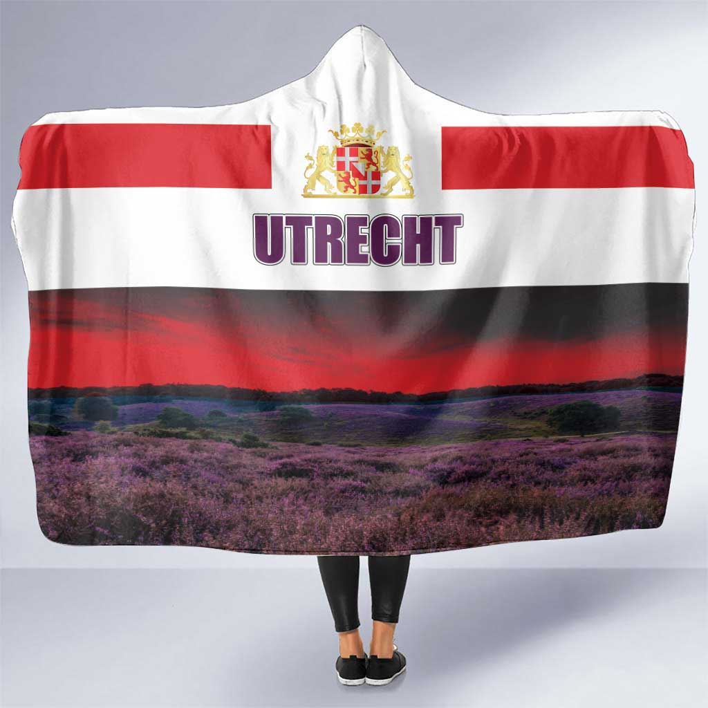 Netherlands Utrecht Province Hooded Blanket Flag Style