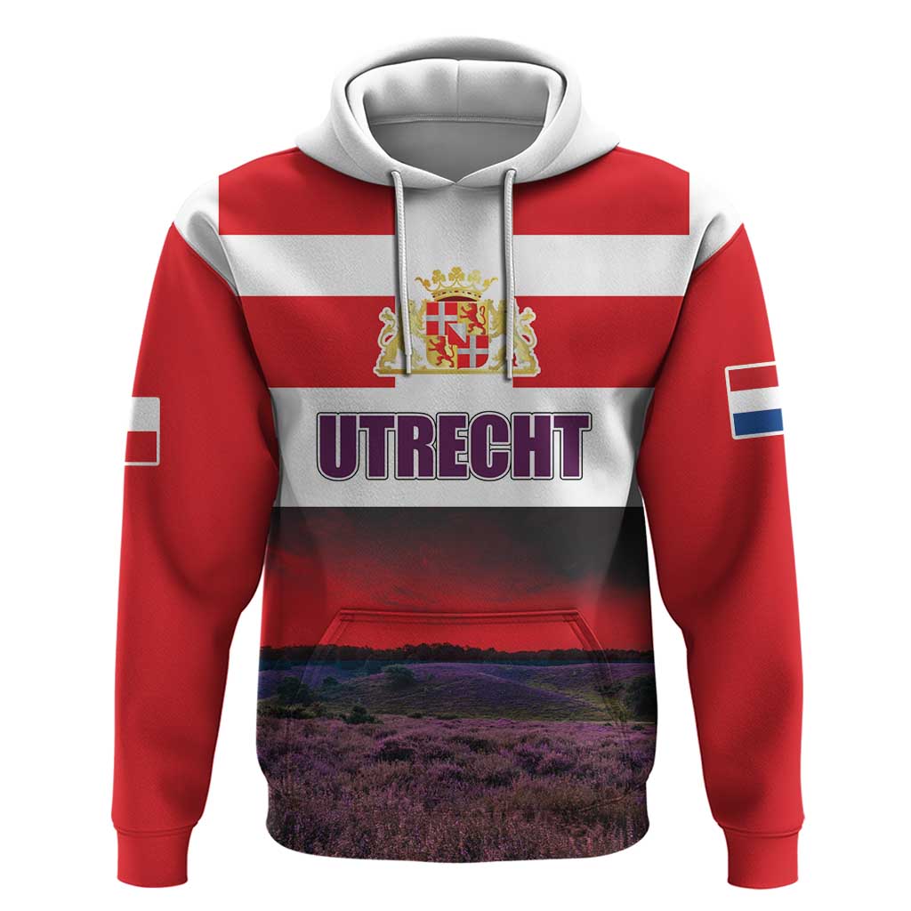 Netherlands Utrecht Province Hoodie Flag Style